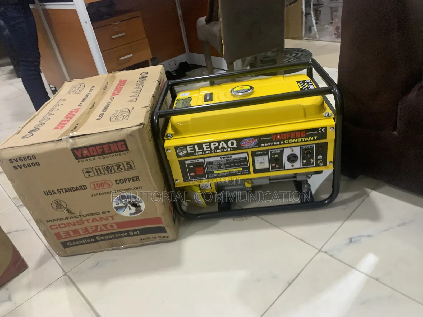 SV6800 4.5kW Petrol Generator for Backup Electricity