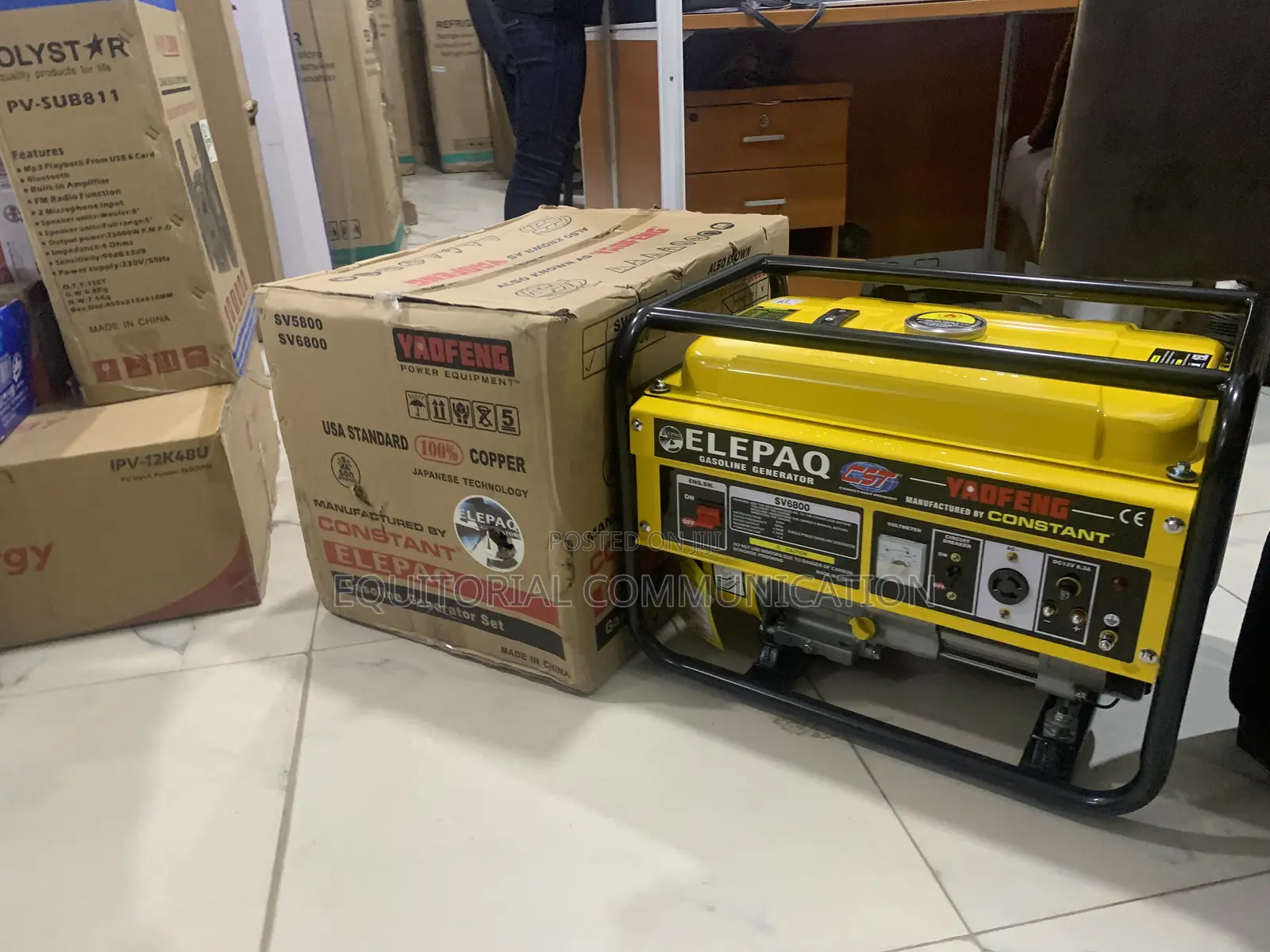 SV6800 4.5kW Petrol Generator for Backup Electricity