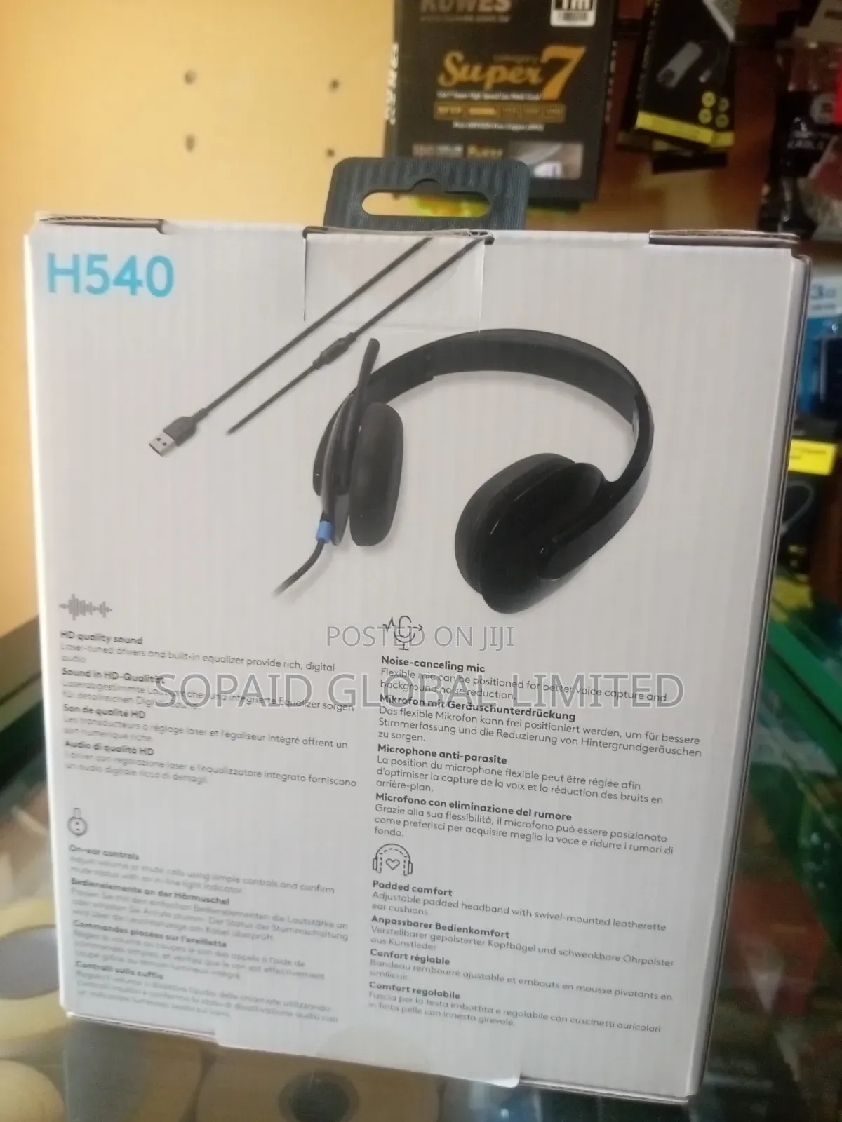 Headset H540, H390, H340