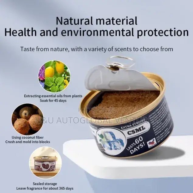 Aluminum Alloy Canned Car Air Freshener Seat Perfume