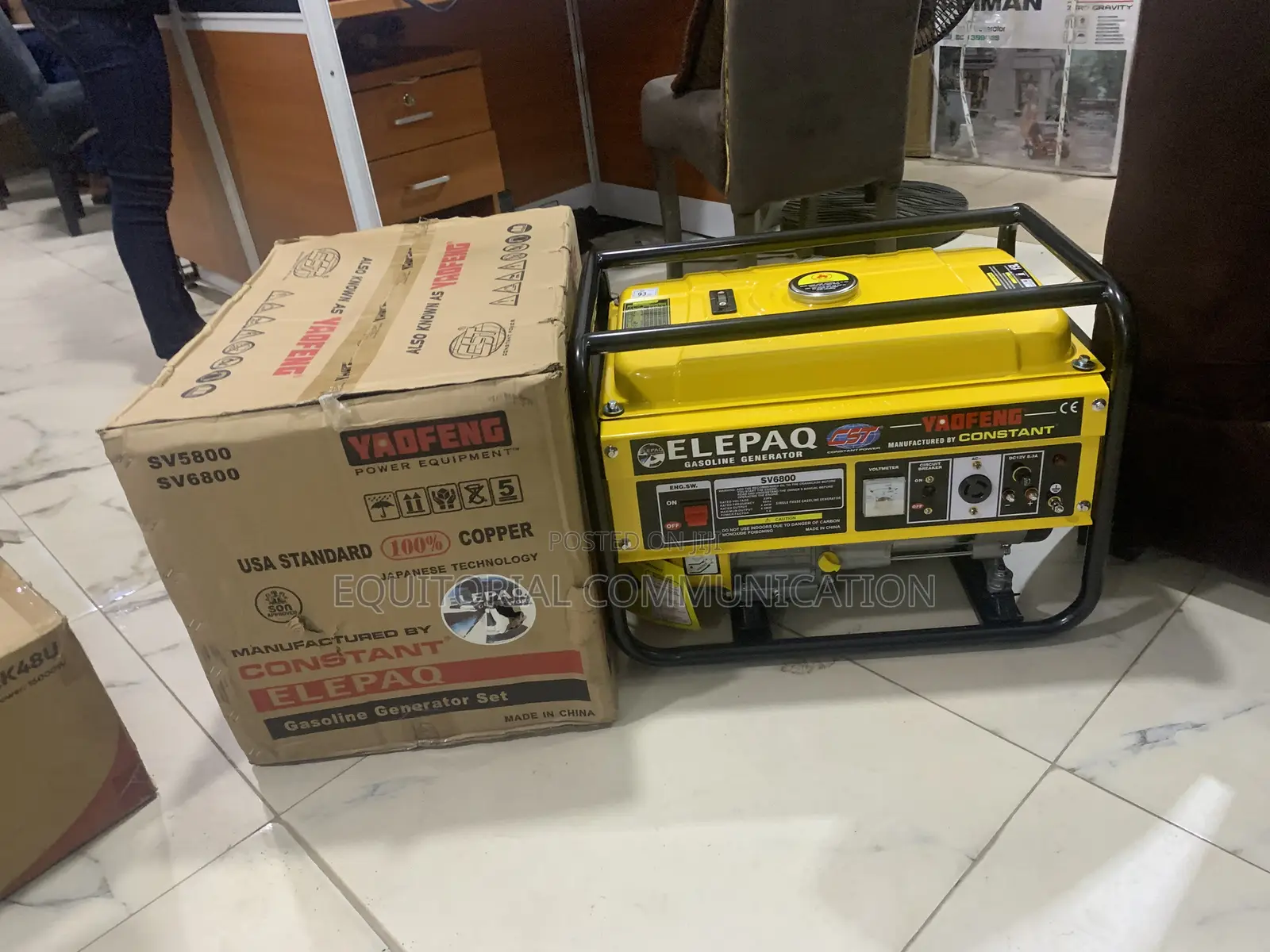 Elepaq Generator 240V – Powerful 4.5kW Output