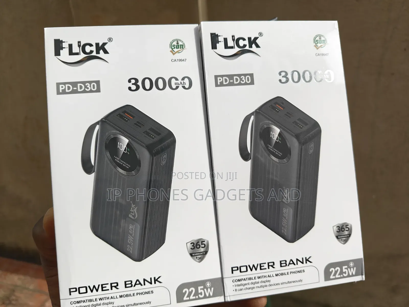 Flick 30,000mah Power Bank