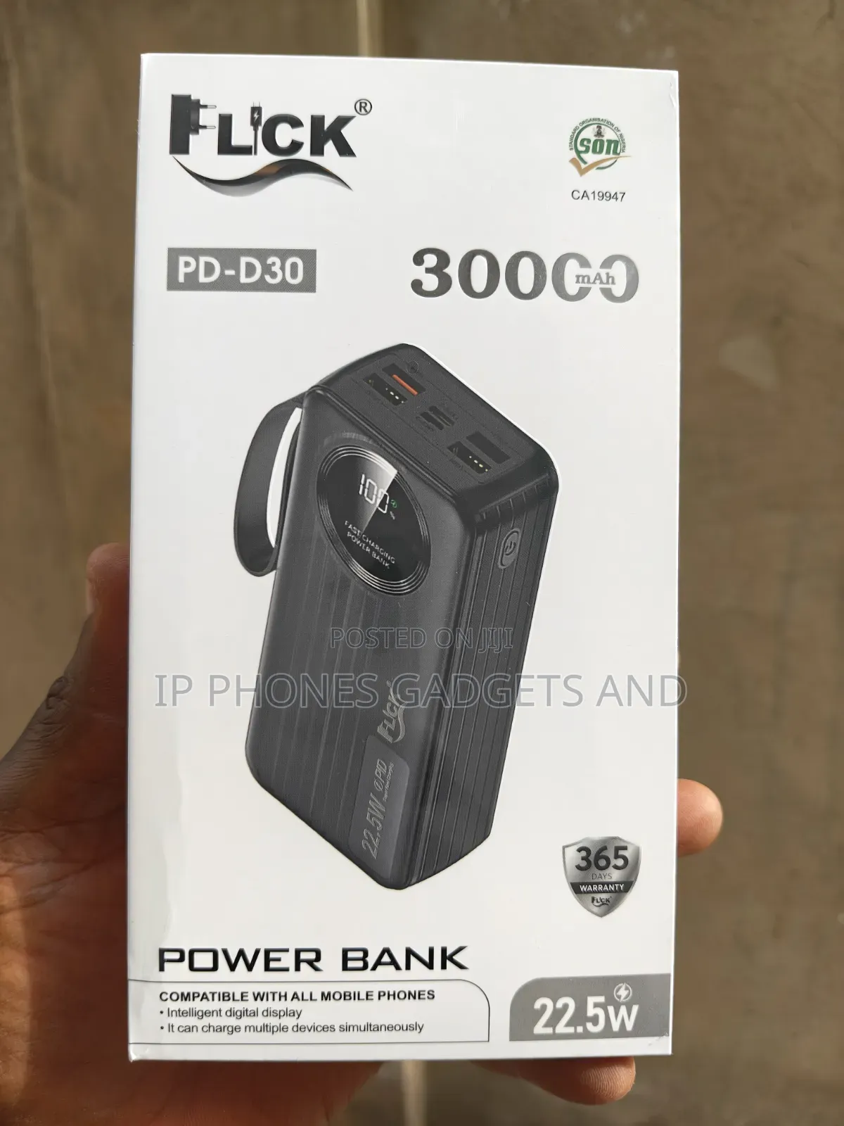 Flick 30,000mah Power Bank