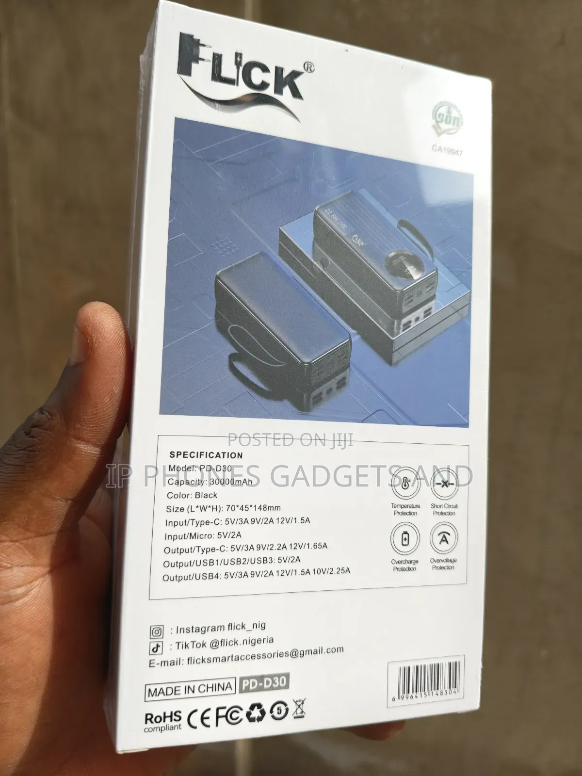 Flick 30,000mah Power Bank