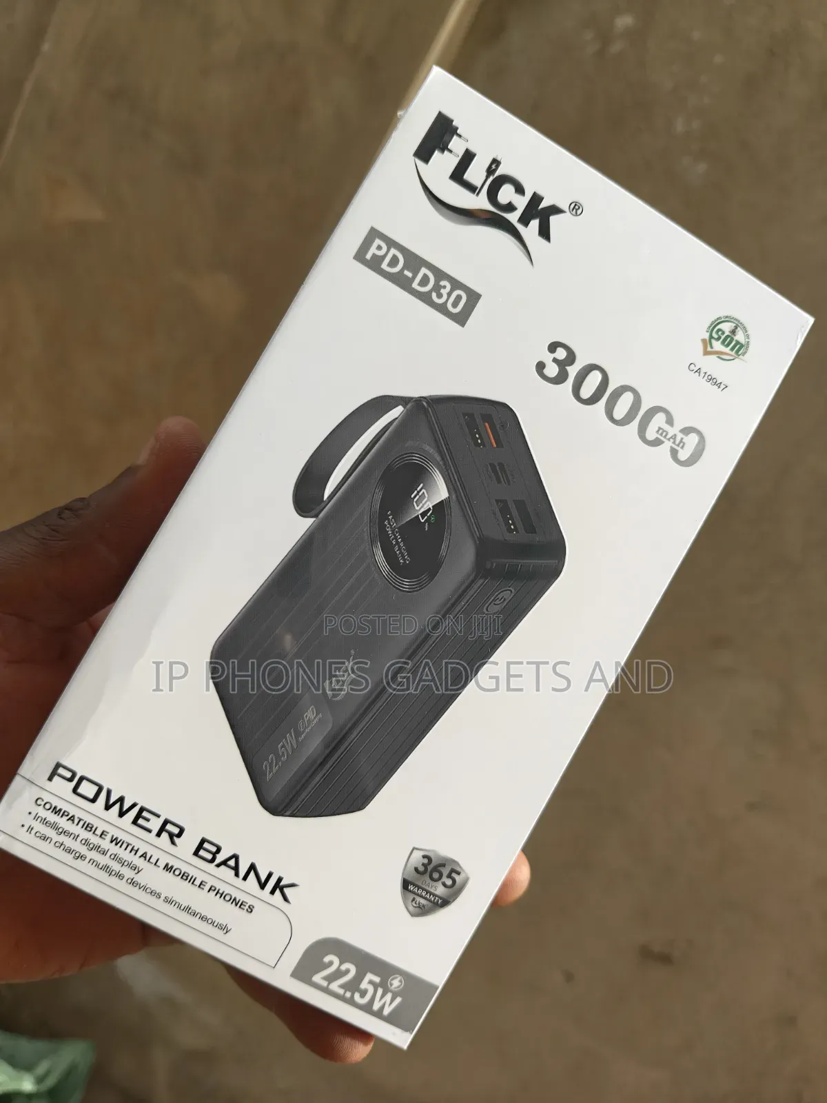 Flick 30,000mah Power Bank