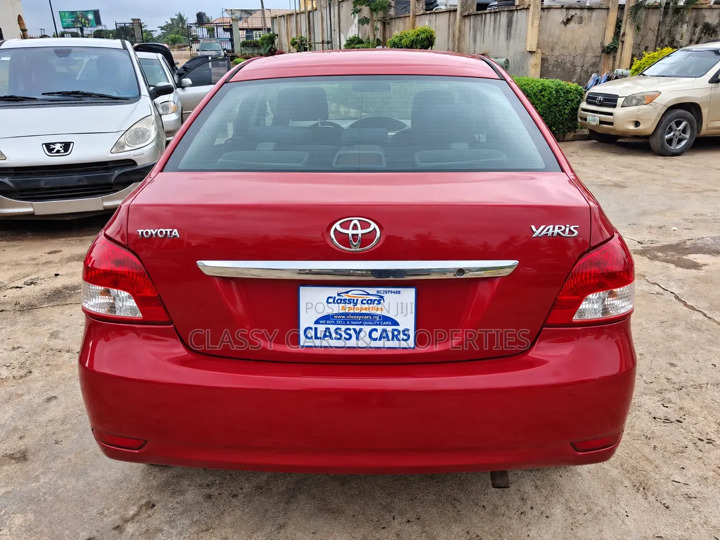 Toyota Yaris 2009 Red