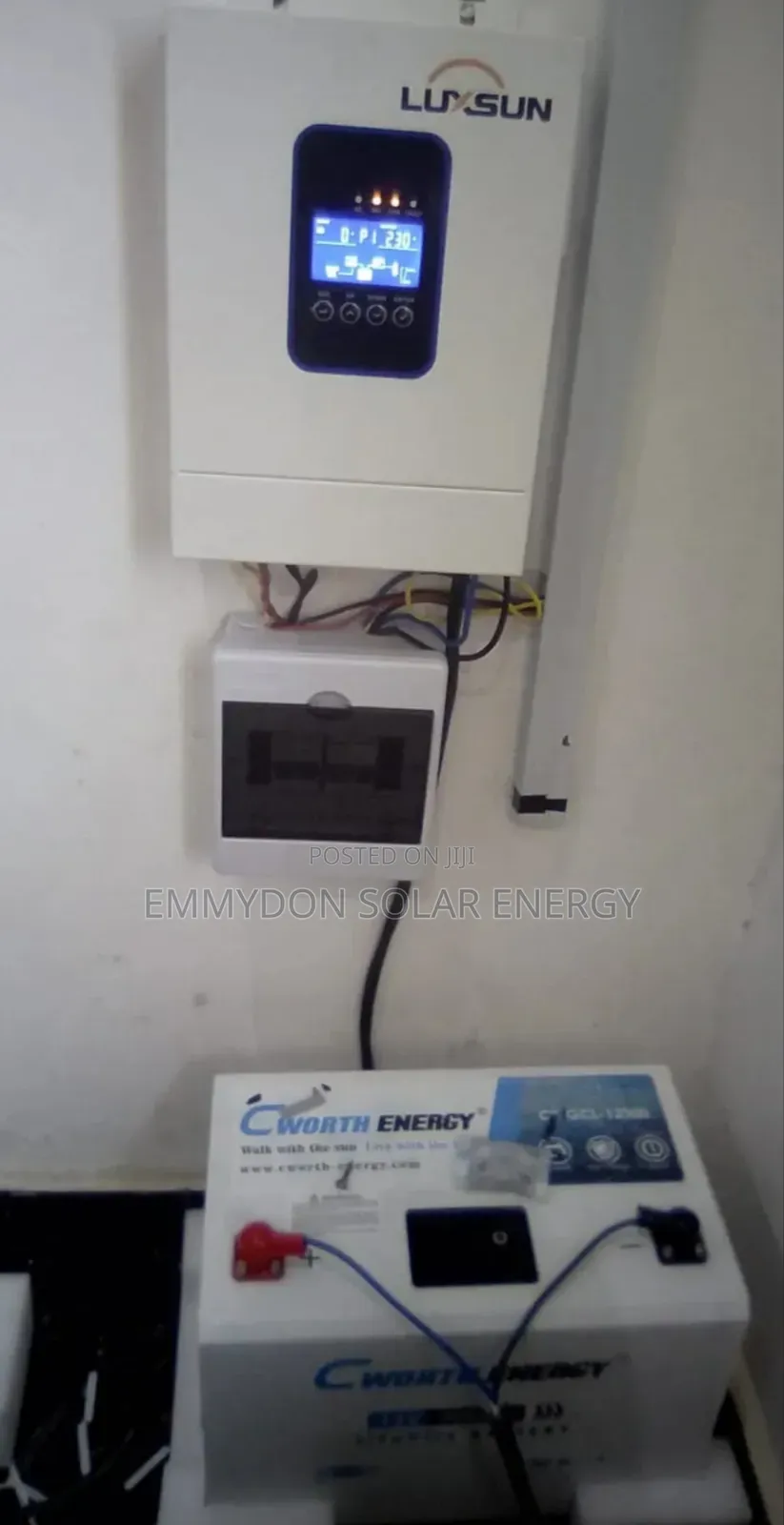 Cworth Lithium Battery 200ah 12v With Luxsun Inverter 2kva 12v