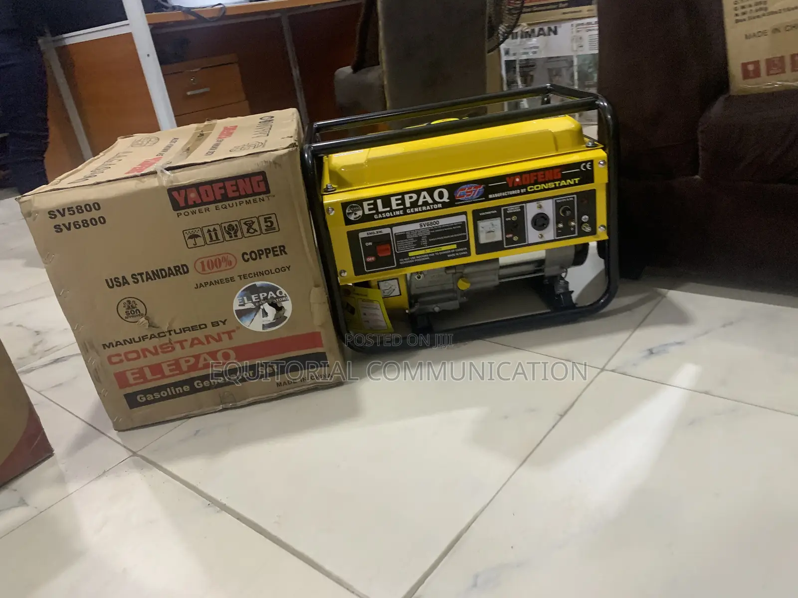 4500W Elepaq SV6800 Generator for Dependable Power