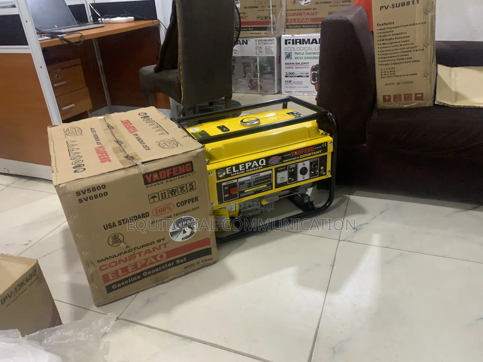 4500W Elepaq SV6800 Generator for Dependable Power