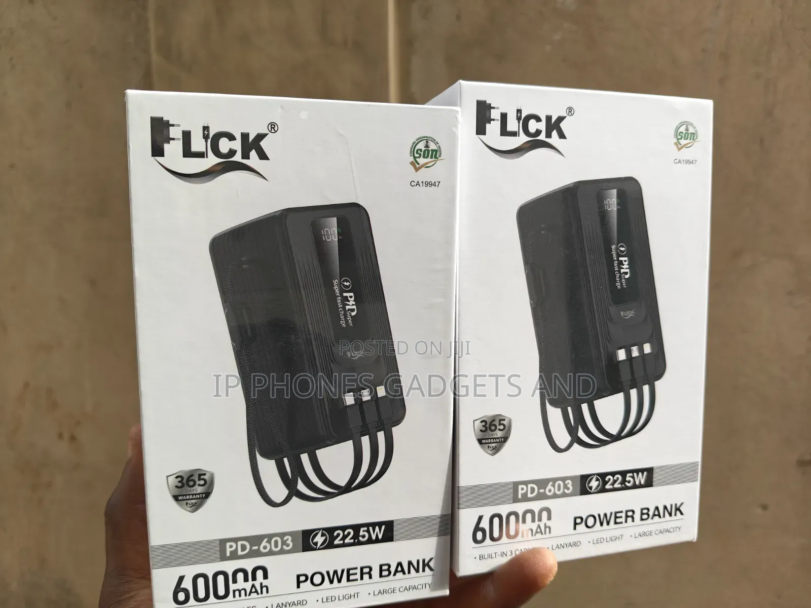 Flick 60000mah Power Bank