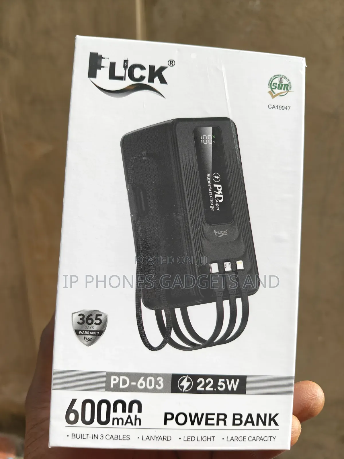 Flick 60000mah Power Bank