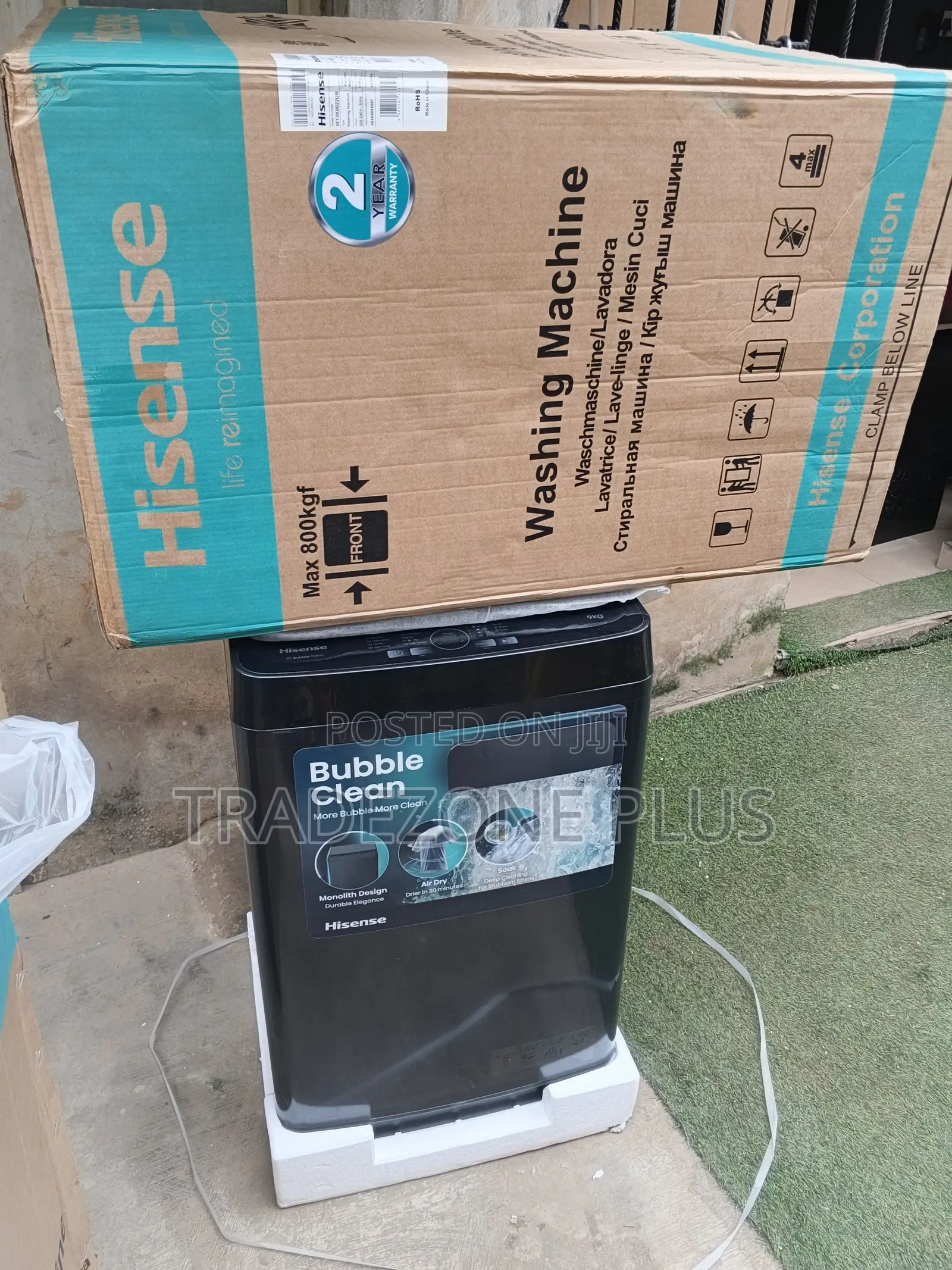 Hisense 9KG Top Load Automatic Laundry Appliance