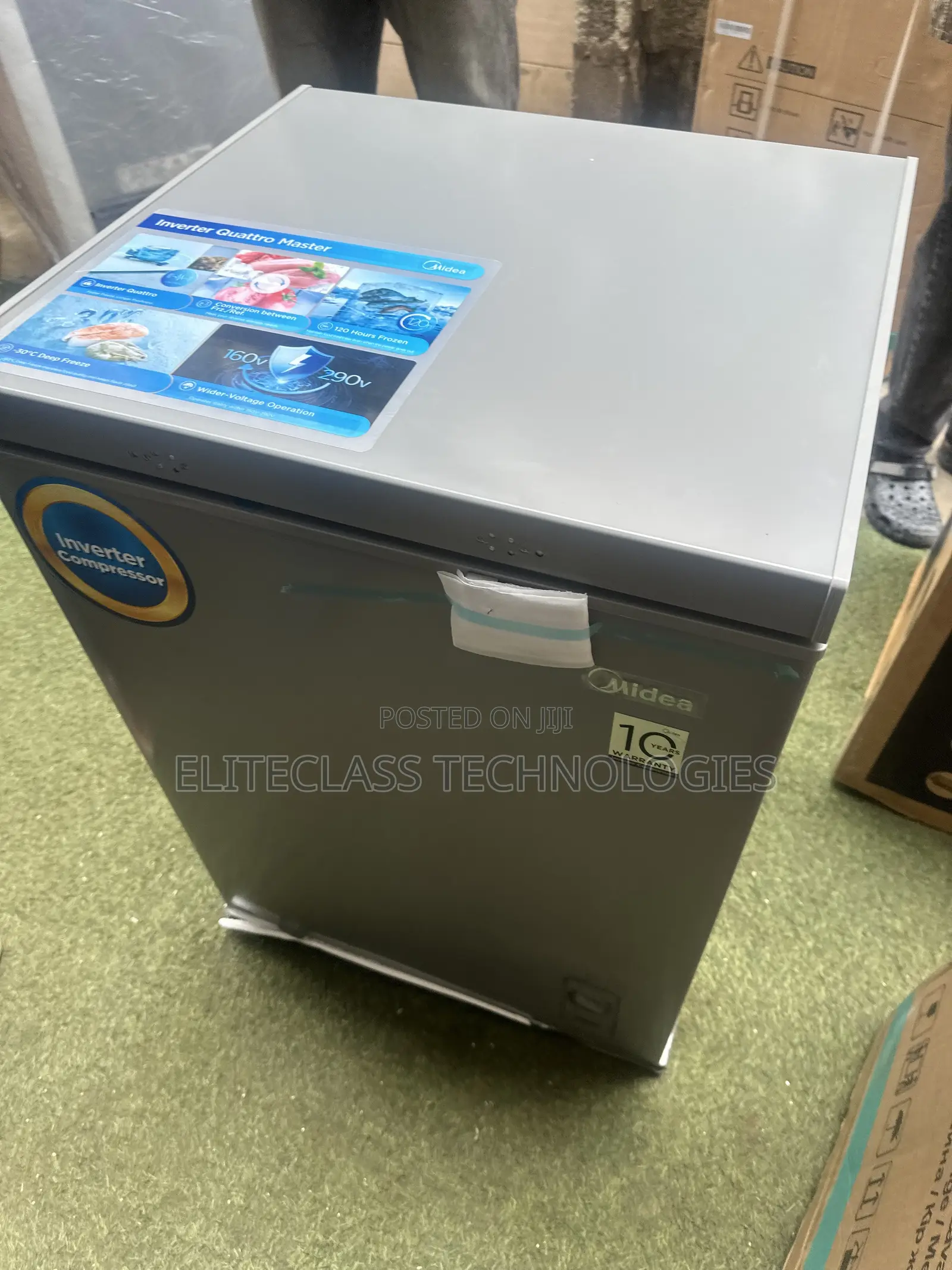 Midea MDRC265FZG43D 142L Inverter Chest Freezer