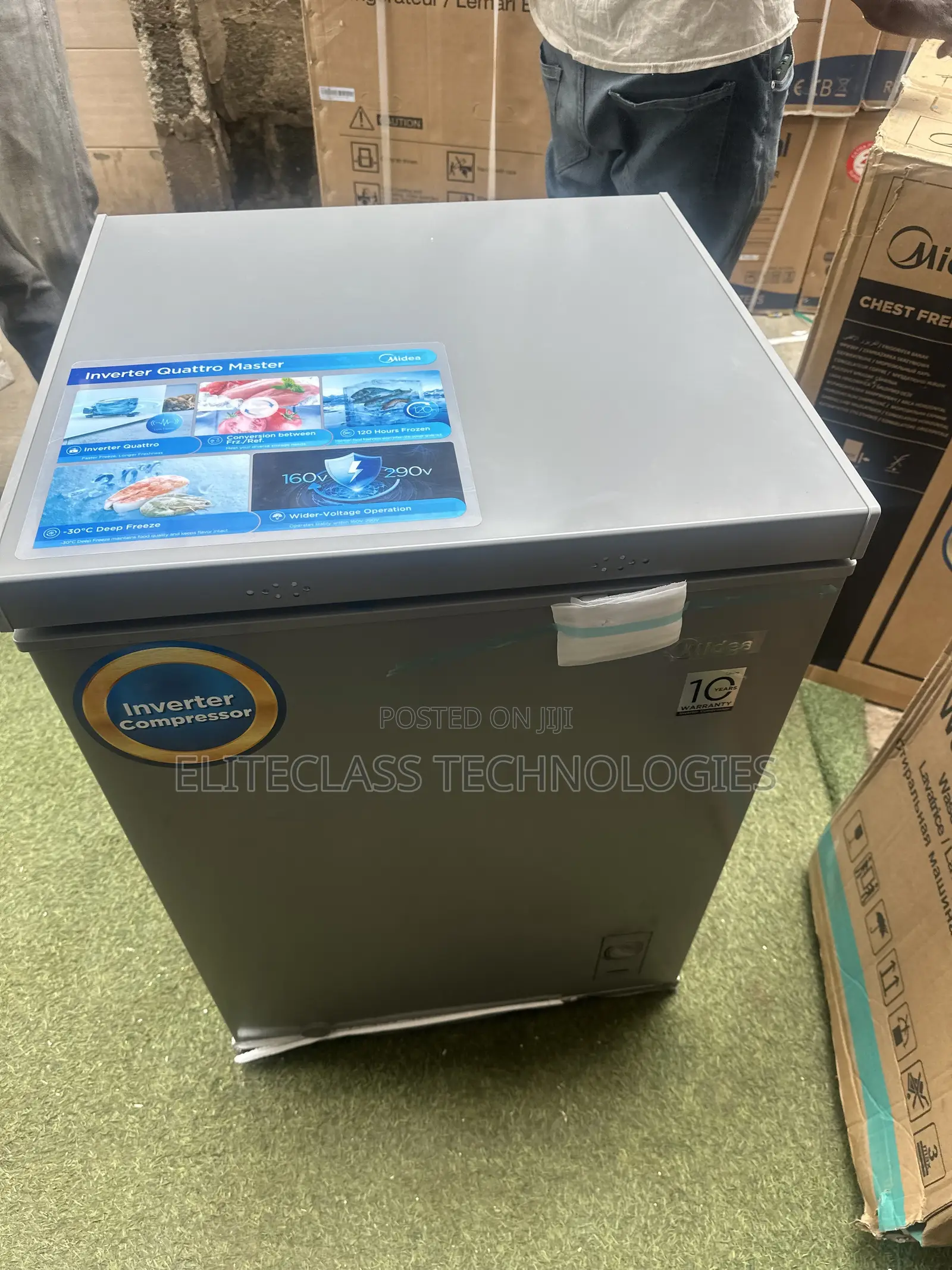 Midea 142L Chest Freezer With Inverter Technology