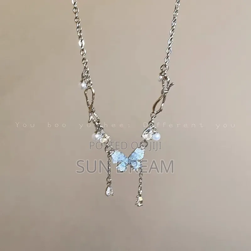 Y2K Butterfly Lady Birthday Gift Woman Nacklaces