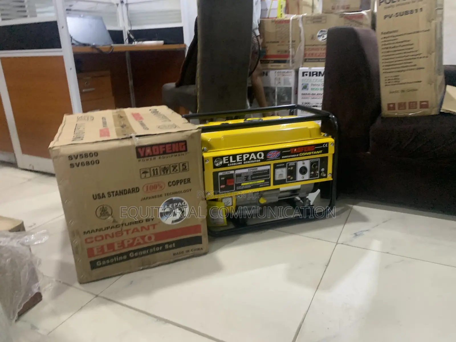 240V 4500W 4.5kw Petrol Generator – Elepaq SV6800