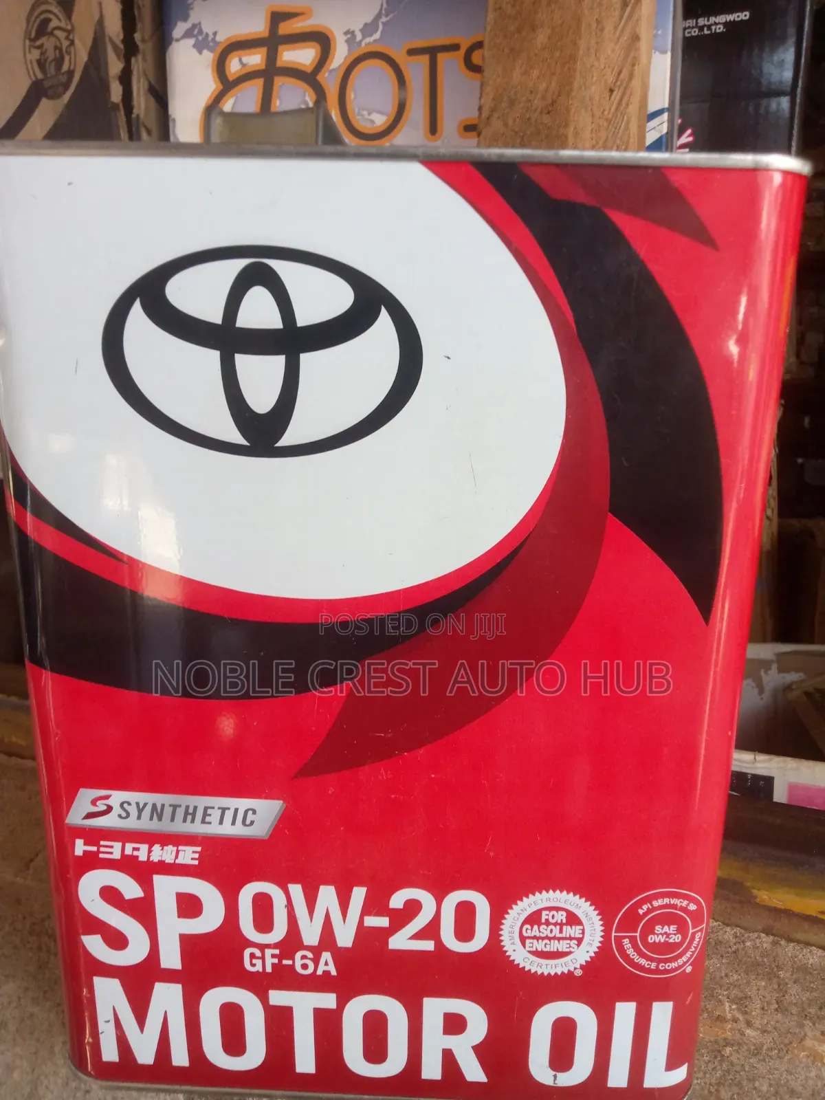 Recommend Engine Oil for Toyota Cars 0w-20 4L