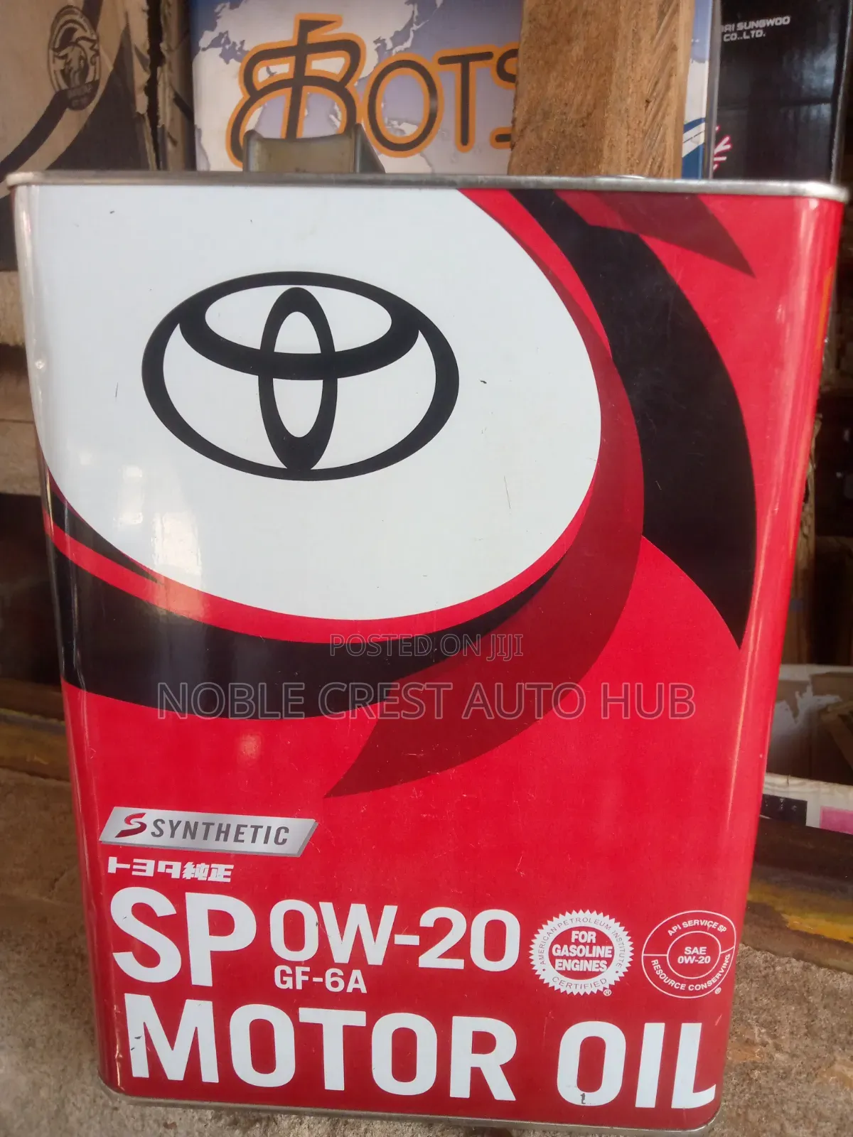 Recommend Engine Oil for Toyota Cars 0w-20 4L