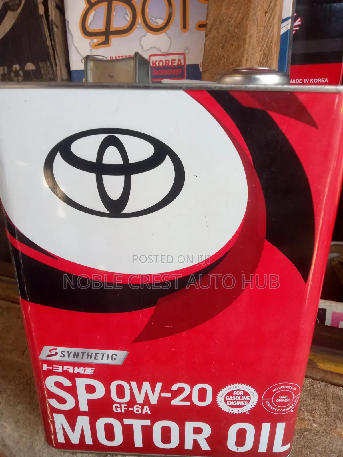 Recommend Engine Oil for Toyota Cars 0w-20 4L