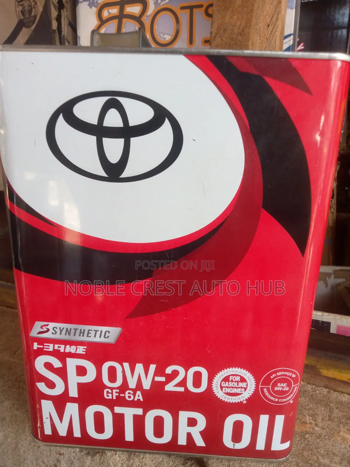 Recommend Engine Oil for Toyota Cars 0w-20 4L
