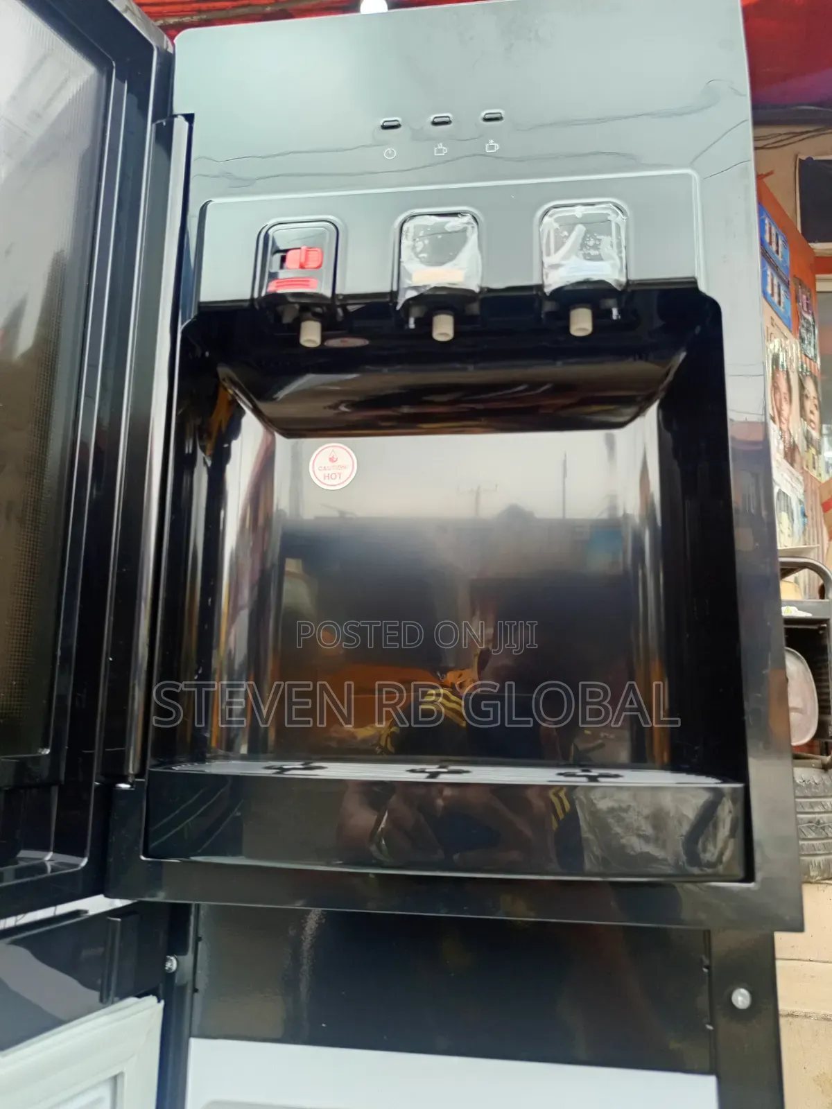 Maxi Hot, Normal Cold Water Dispenser With Fridge | Yl1730s-B