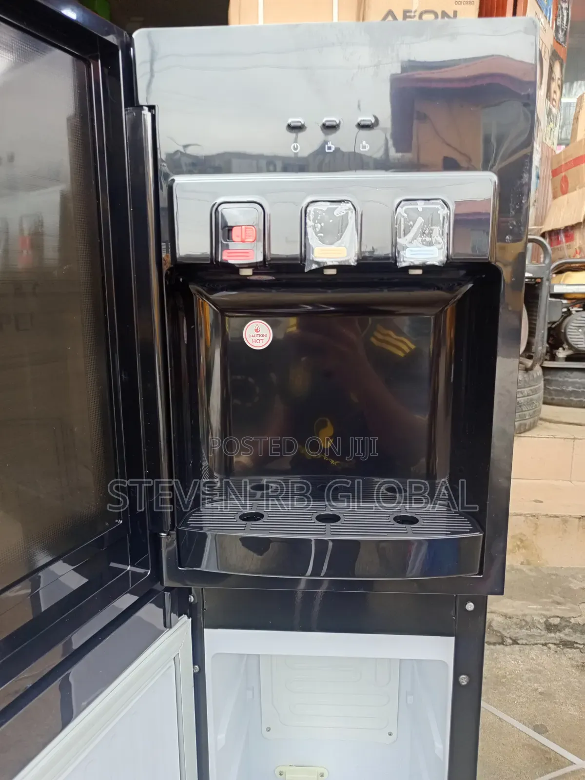 Maxi Hot, Normal Cold Water Dispenser With Fridge | Yl1730s-B