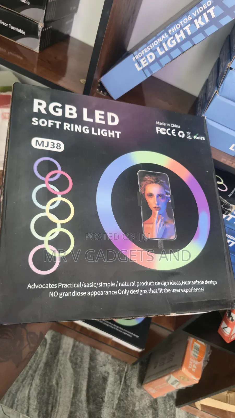 RGB Led Soft Ring Light M26
