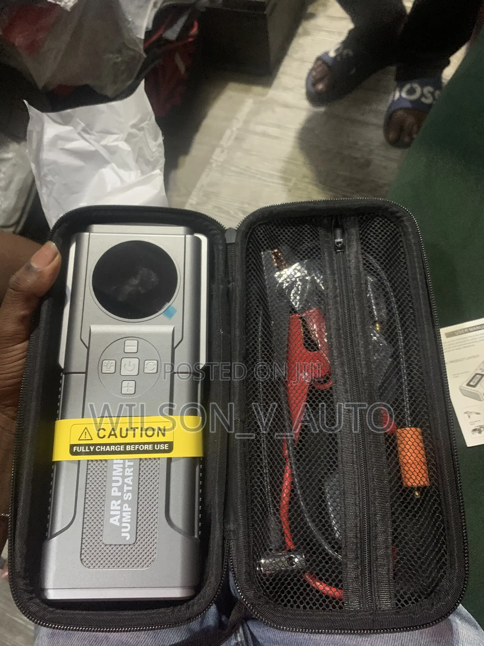 4-in-1 Car Jump Starter Air Compressor