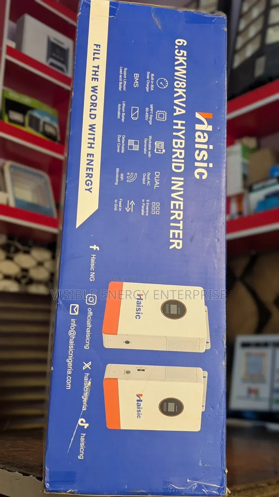 Haisic 6.5kW/8kVA Hybrid Inverter