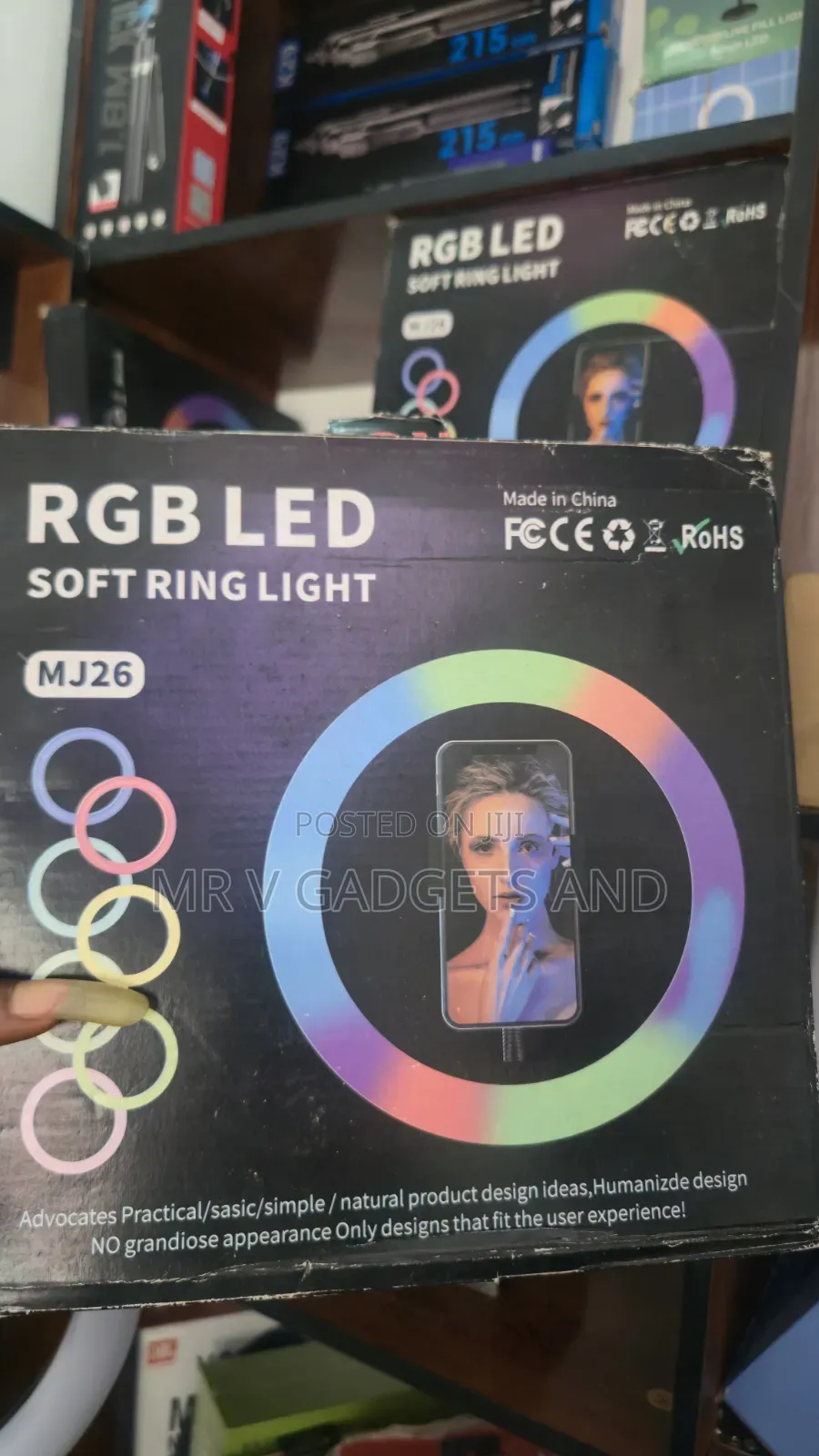 RGB Led Soft Ring Light MJ26