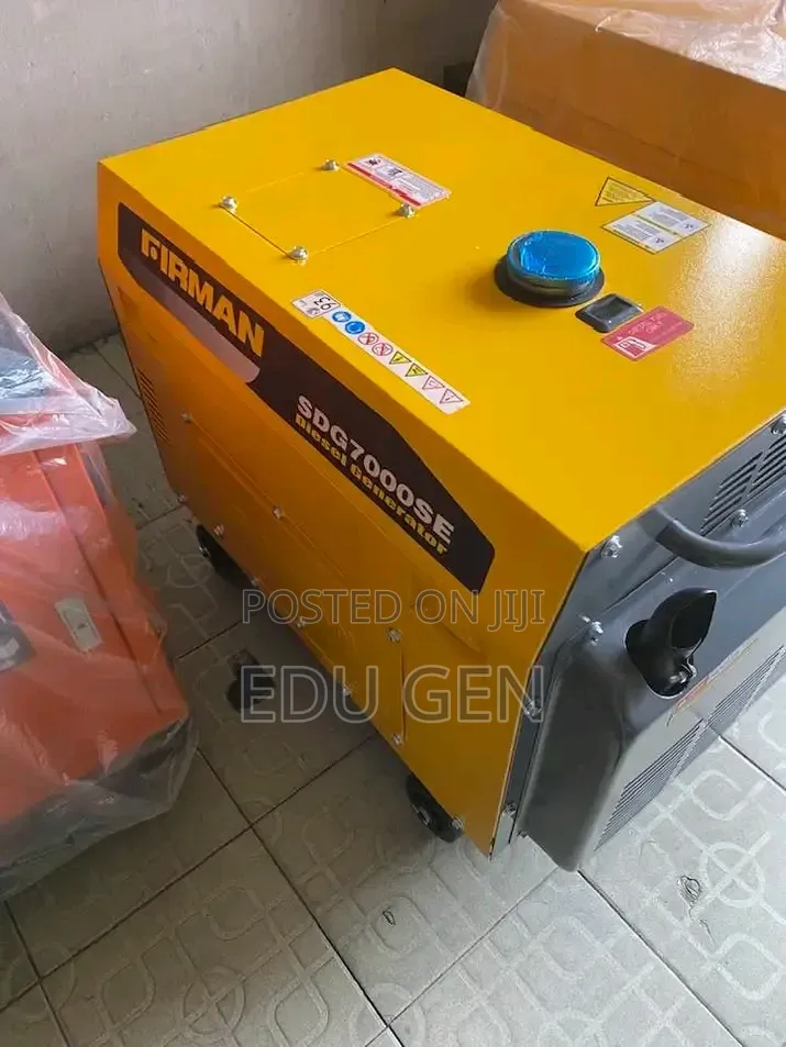 FIRMAN Soundproof Diesel Generator SDG7000SE 7.5kva 100%copper Coil