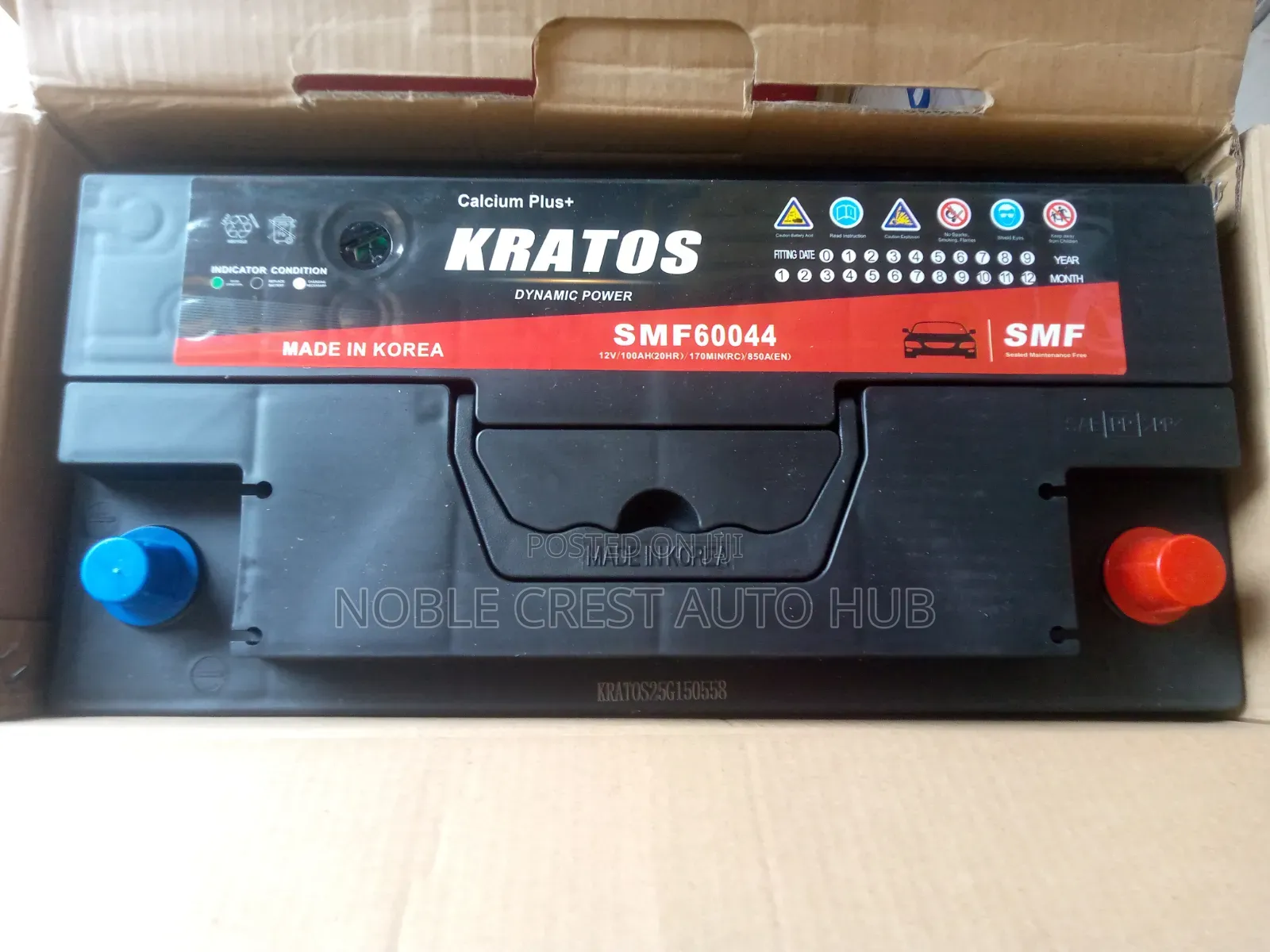 100Ah Kratos Made in Korean Battery