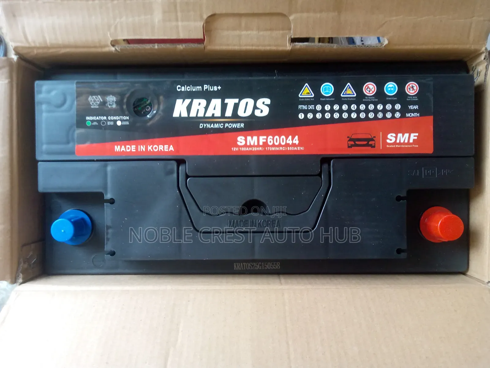 100Ah Kratos Made in Korean Battery