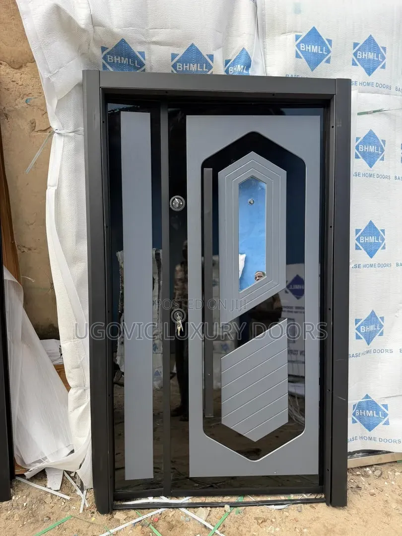 4ft Gray on Black Turkey Luxury Door
