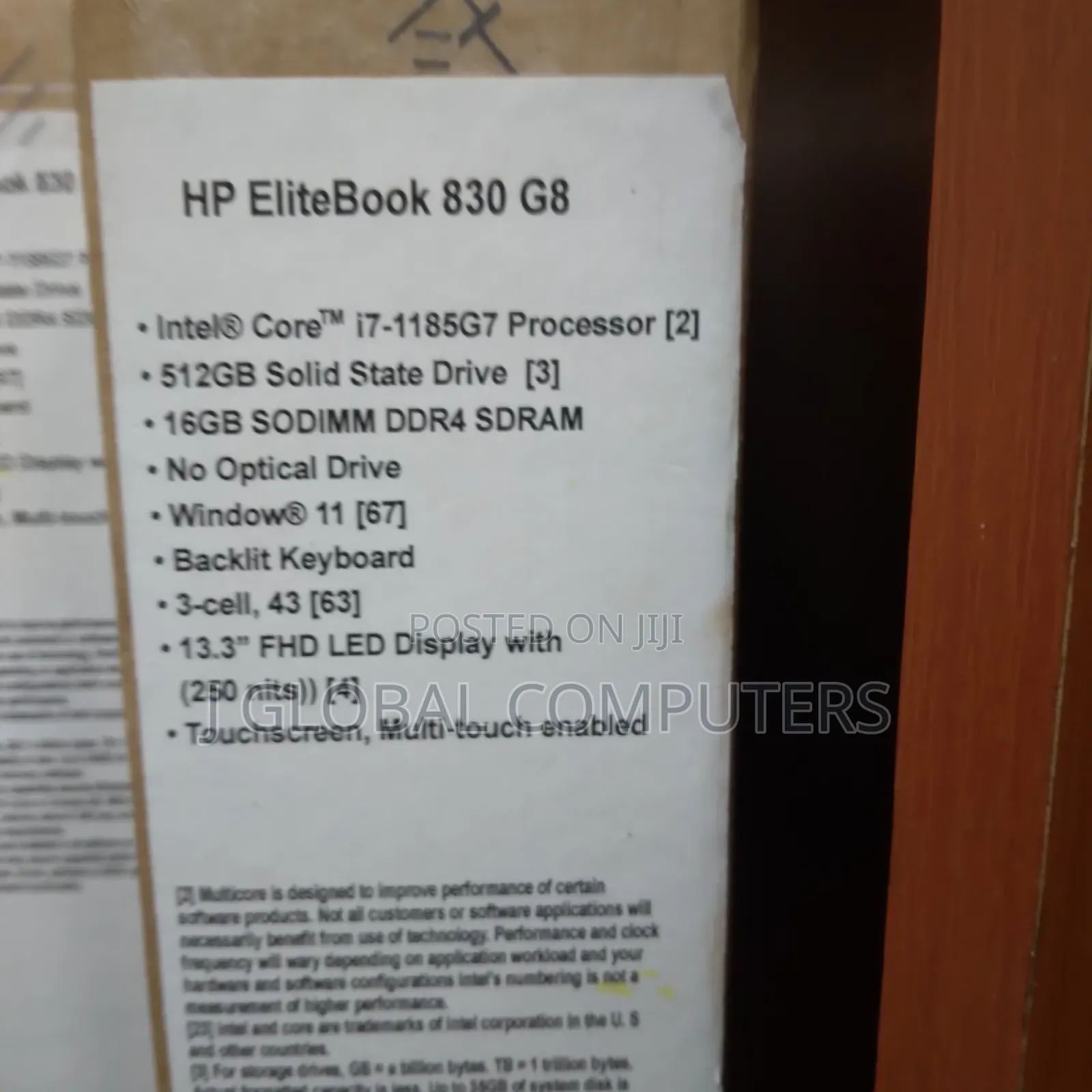New Laptop HP EliteBook 830 G8 16GB Intel Core i7 SSD 512GB