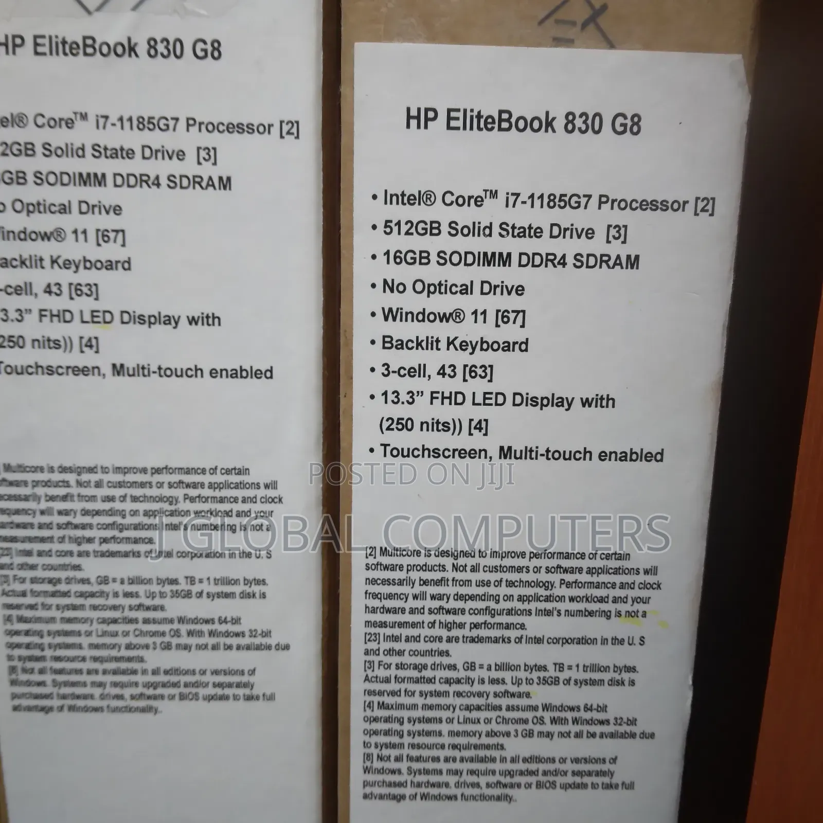 New Laptop HP EliteBook 830 G8 16GB Intel Core i7 SSD 512GB
