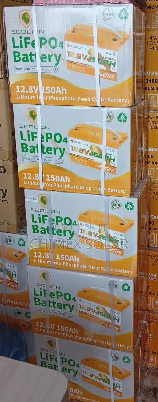 12V, 150Ah Lifepo4 Lithium Batteries
