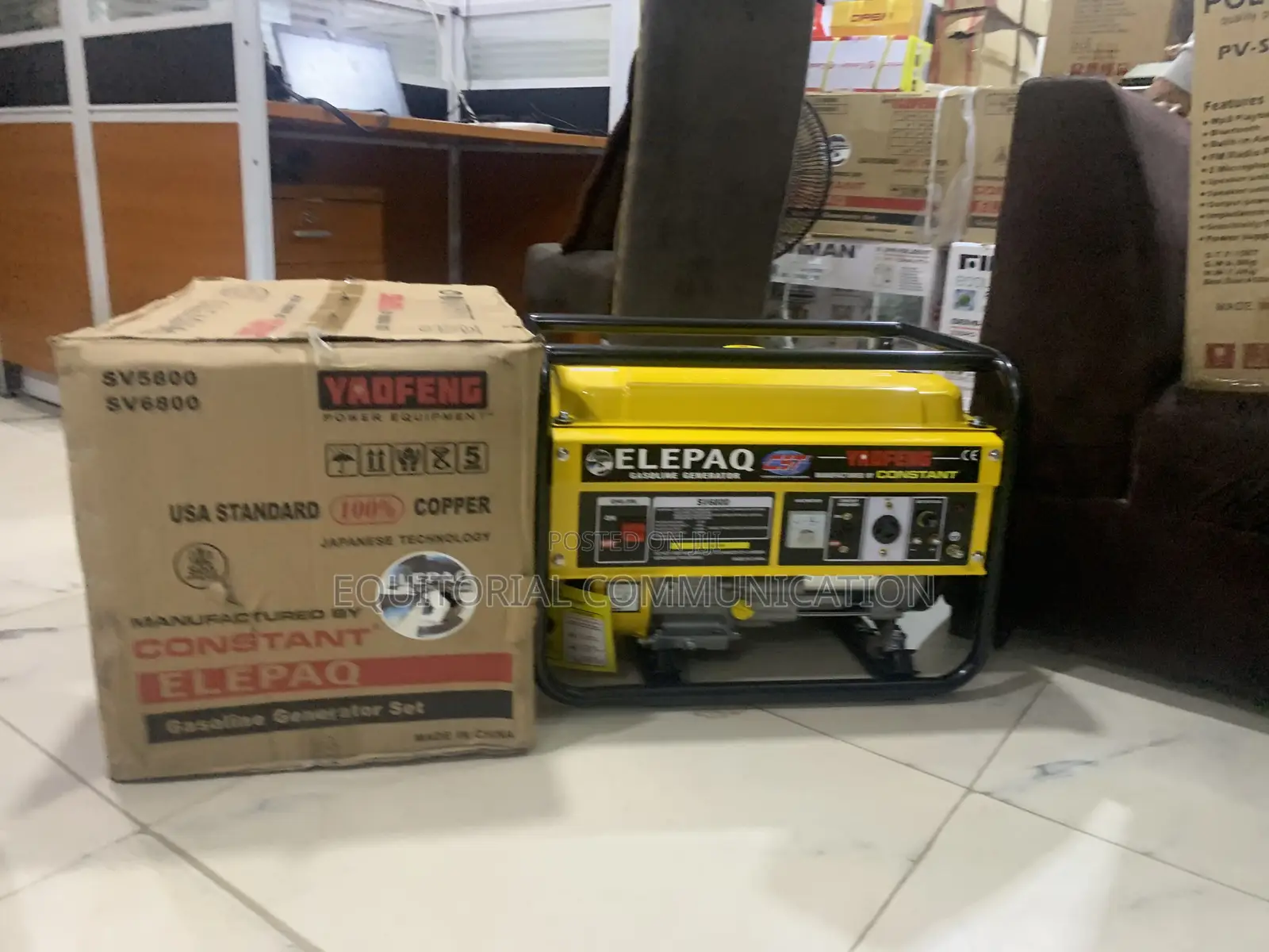 4500W Elepaq Power Machine 4.5kw Generator for Everyday Electricity