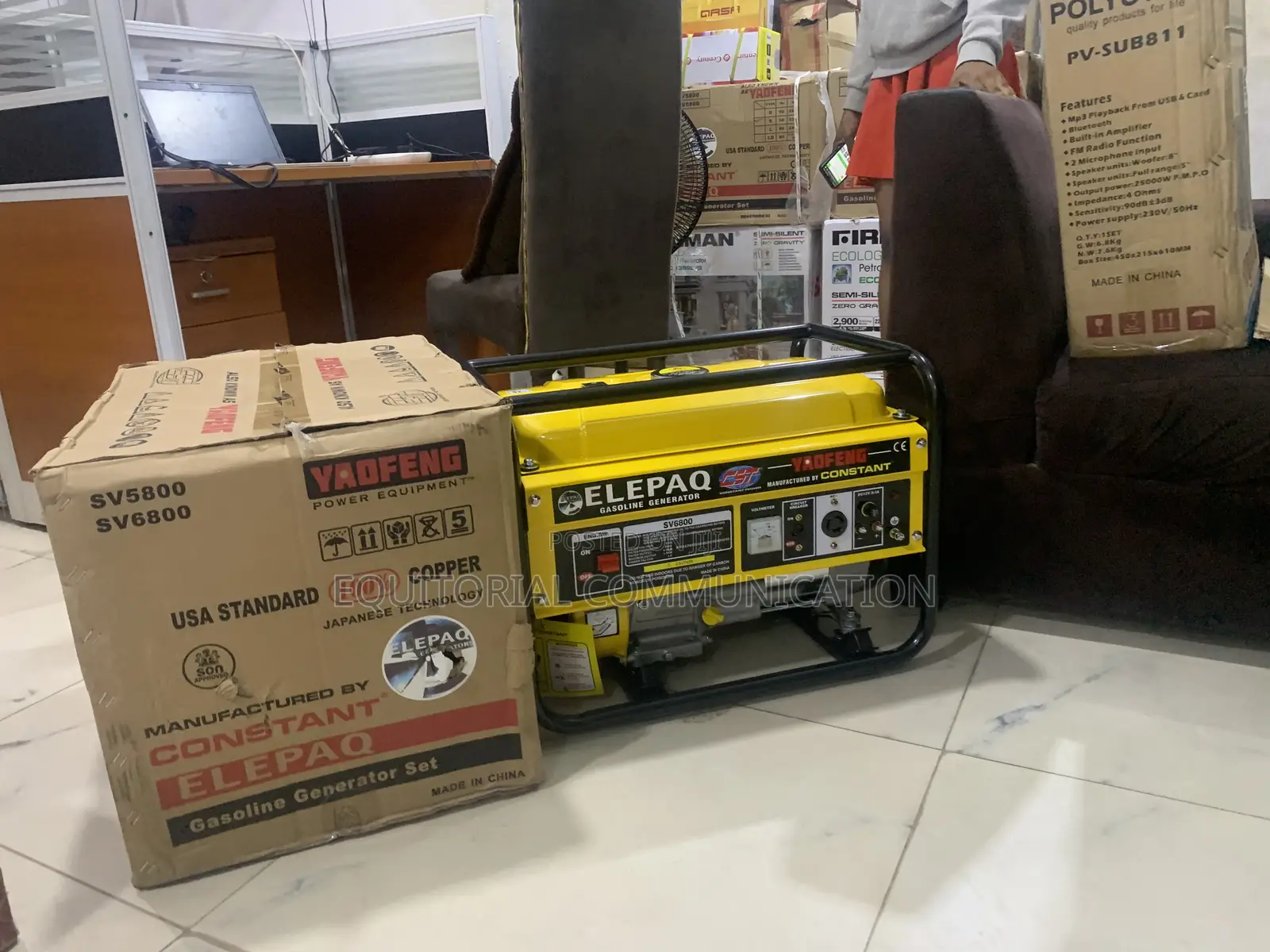 Elepaq SV6800 4500W 4.5kw Generator for Essential Power