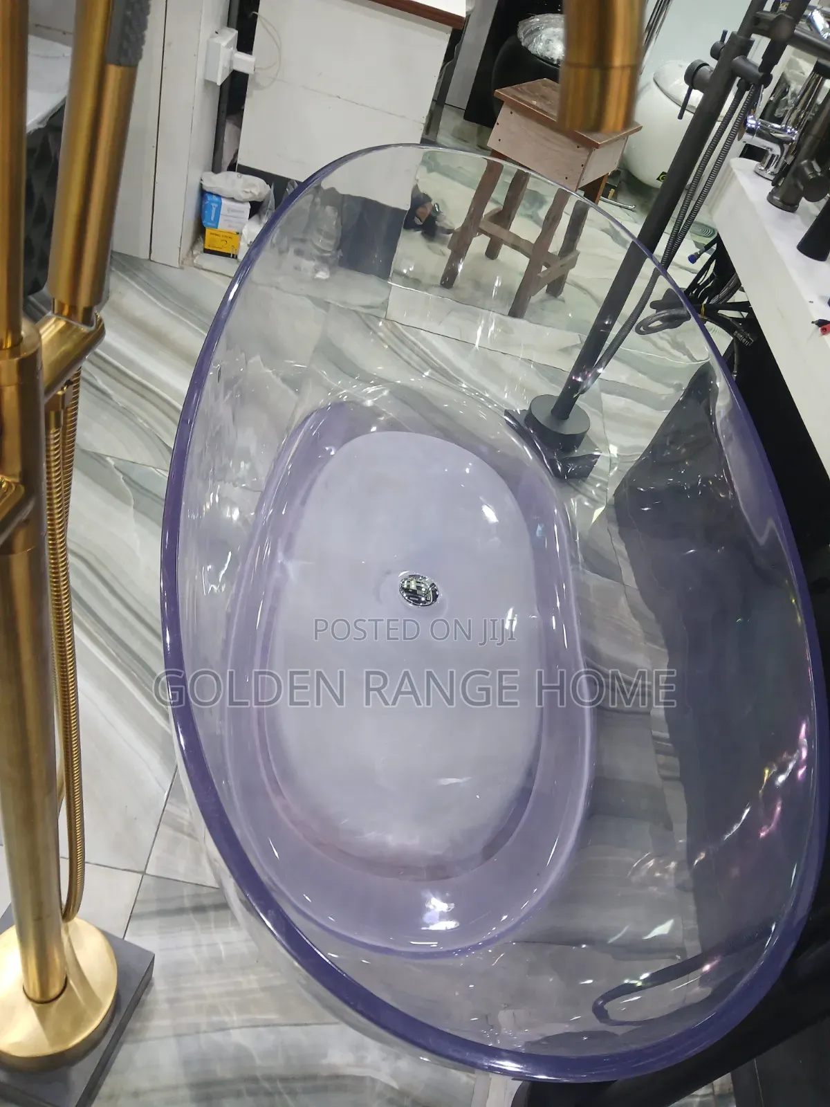 Transparent Luxury Free Standing Bathtub
