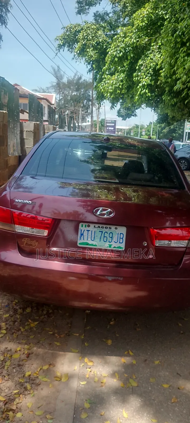 Hyundai Sonata 2007 Maroon