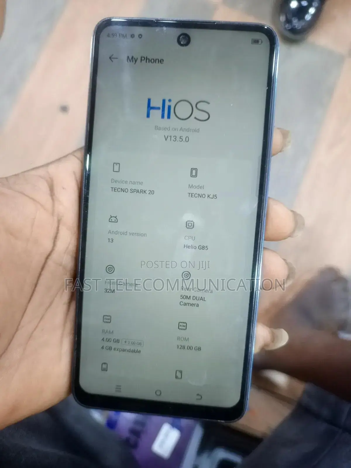 Tecno Spark 20 128 GB Blue
