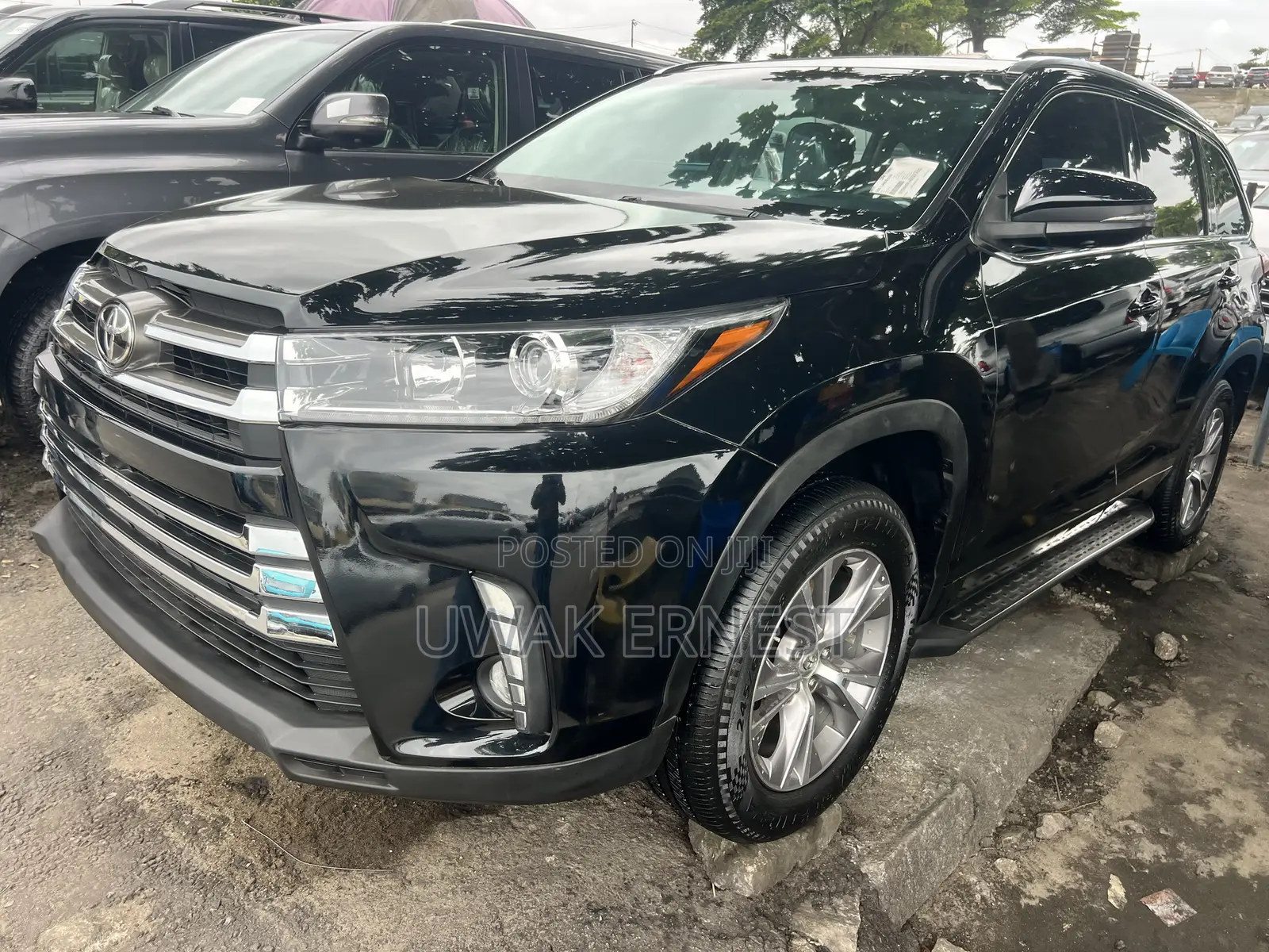 Toyota Highlander Limited V6 4x2 (3.5L 6cyl 6A) 2016 Black