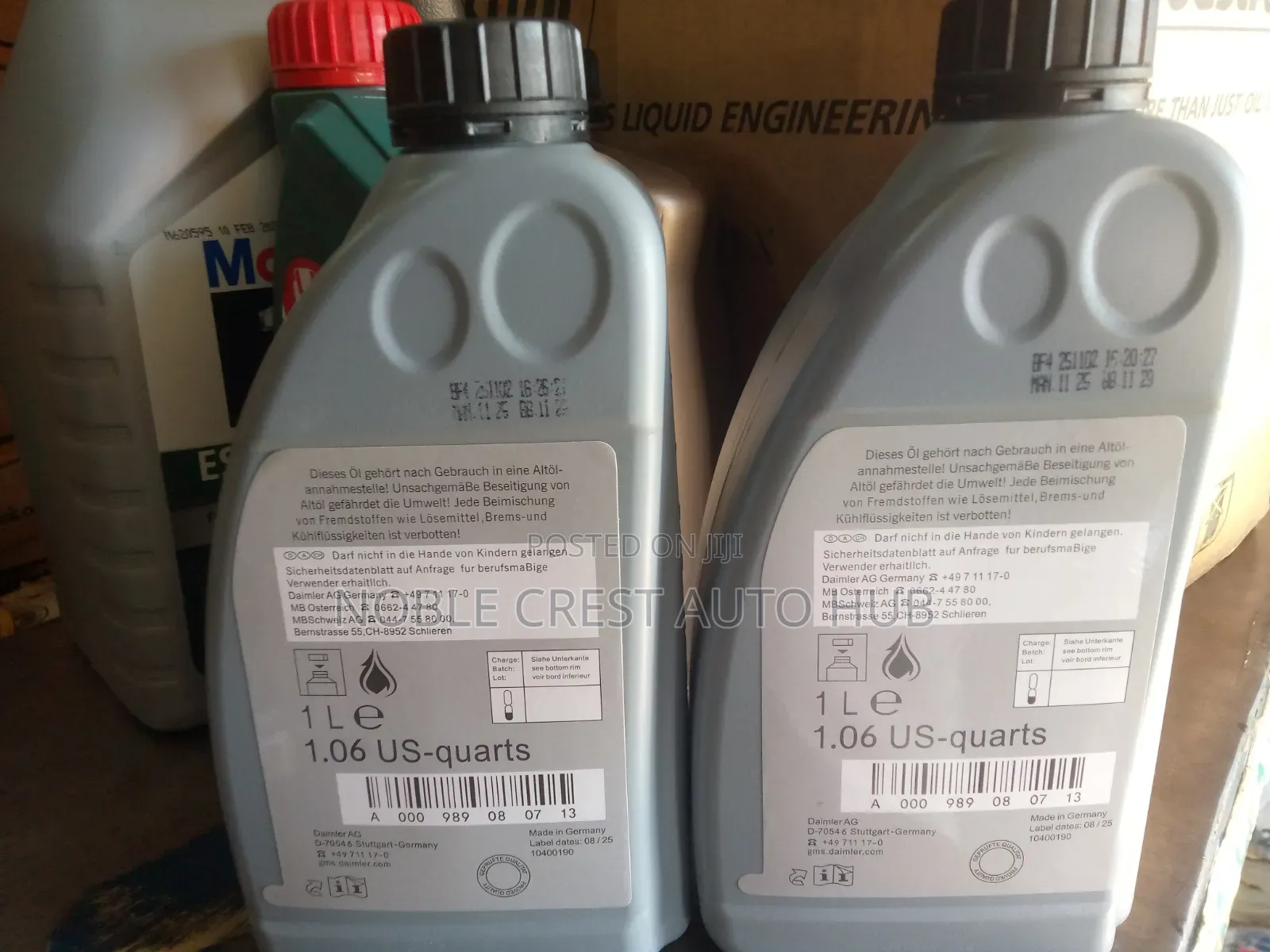 Mercedes Benz Dot 4 Brake Fluid 1L