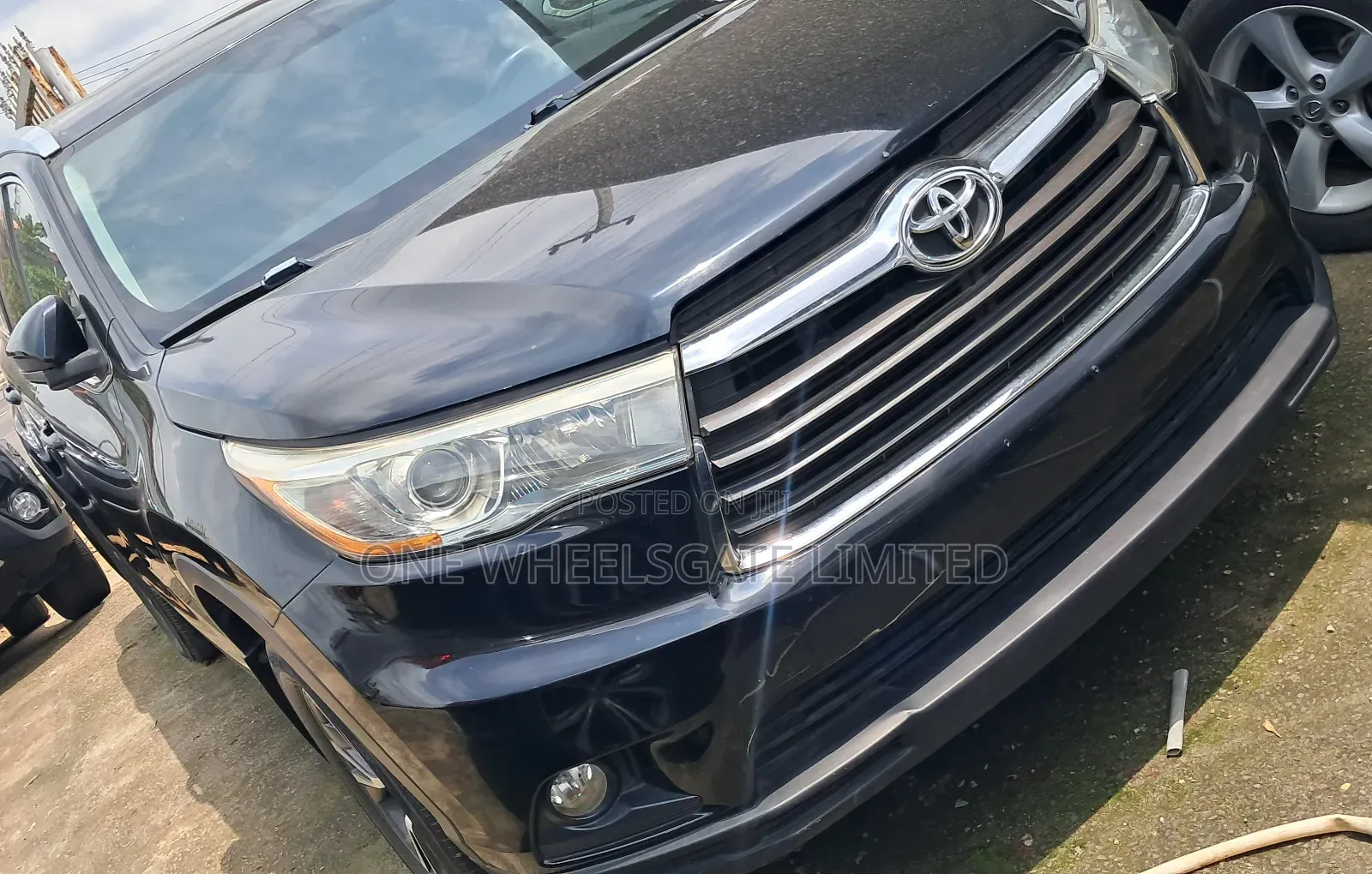 Toyota Highlander XLE V6 4x4 (3.5L 6cyl 6A) 2016 Black