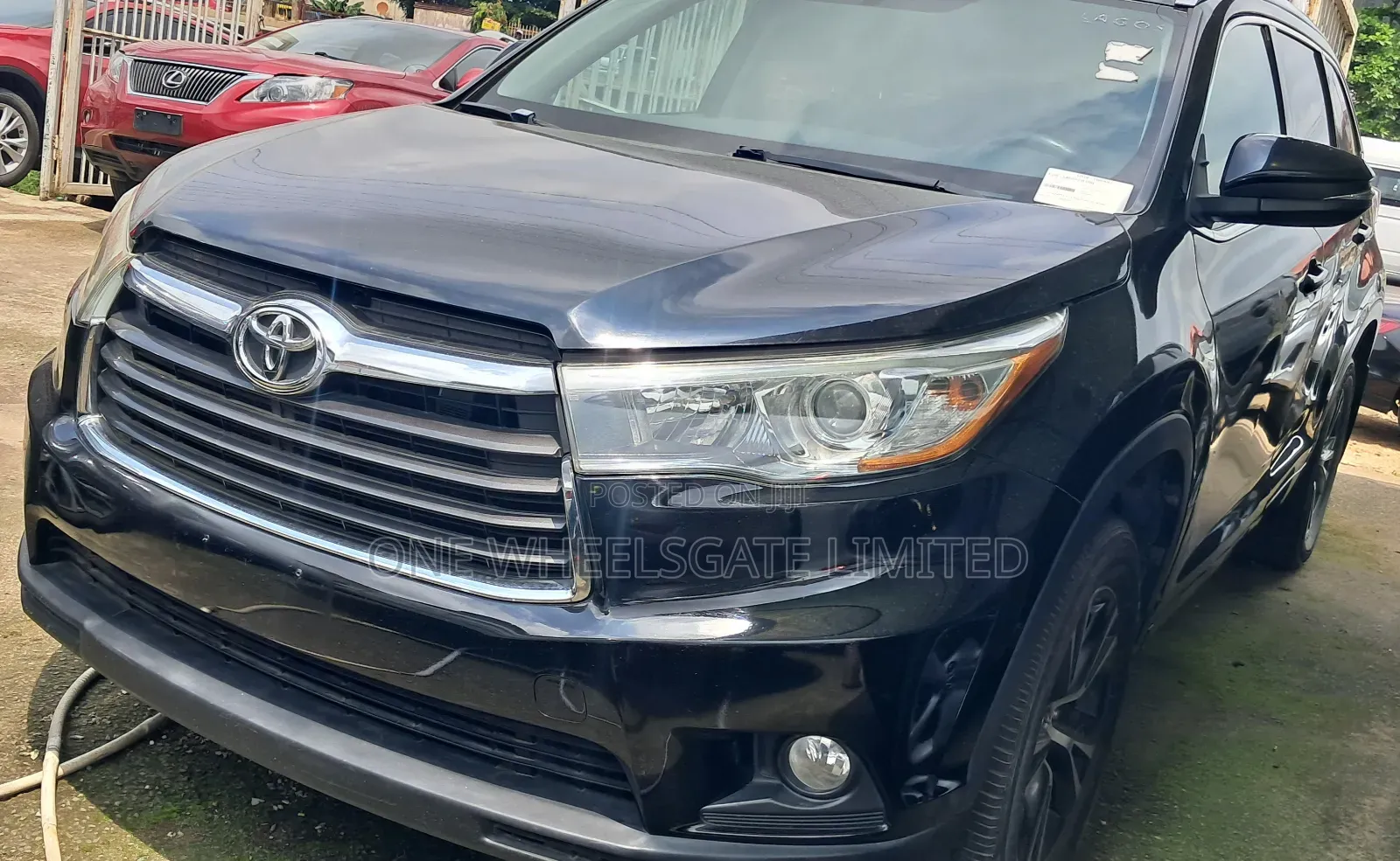 Toyota Highlander XLE V6 4x4 (3.5L 6cyl 6A) 2016 Black