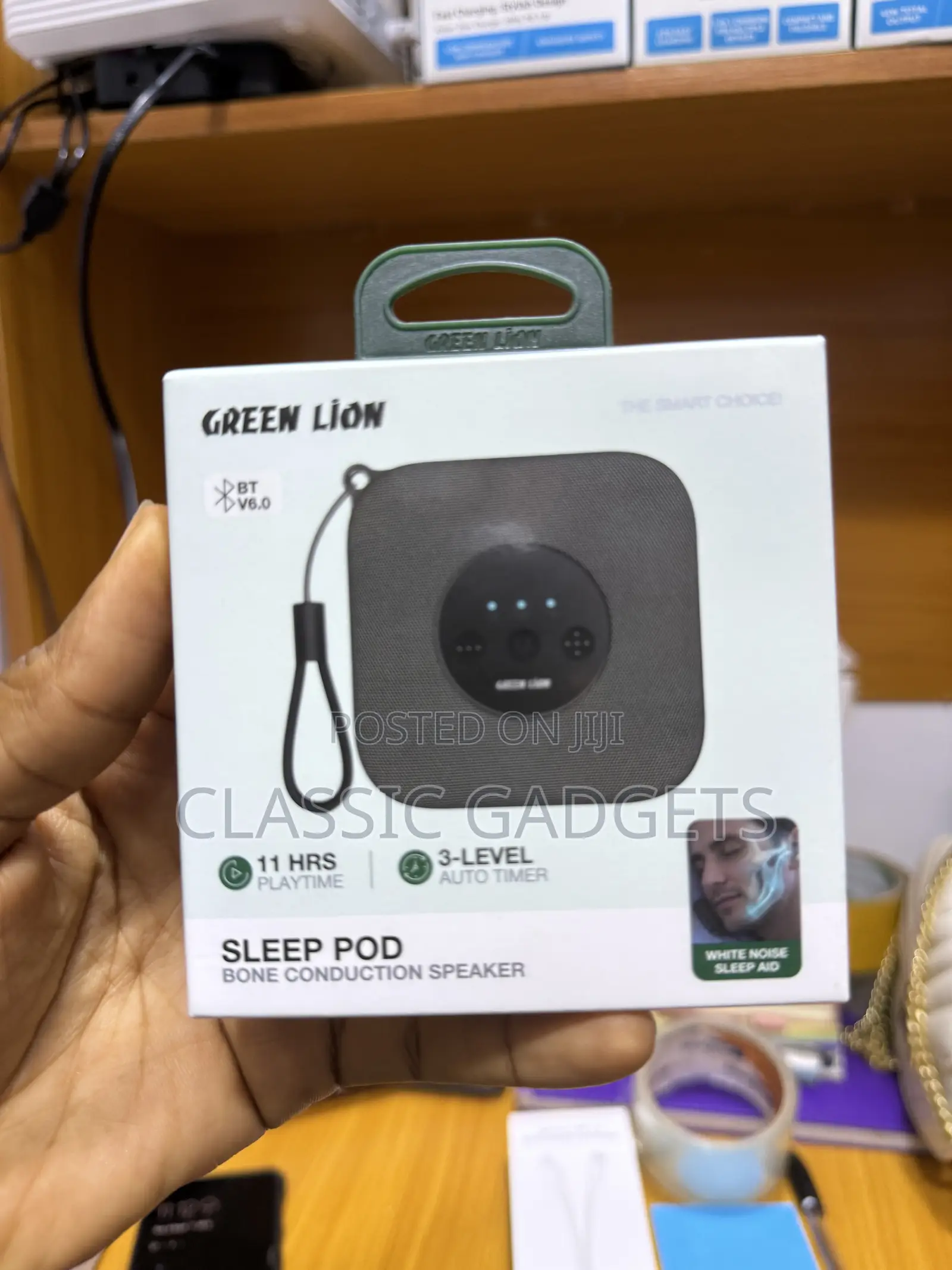 Green Lion Sleep Pod Bone Conduction Speaker