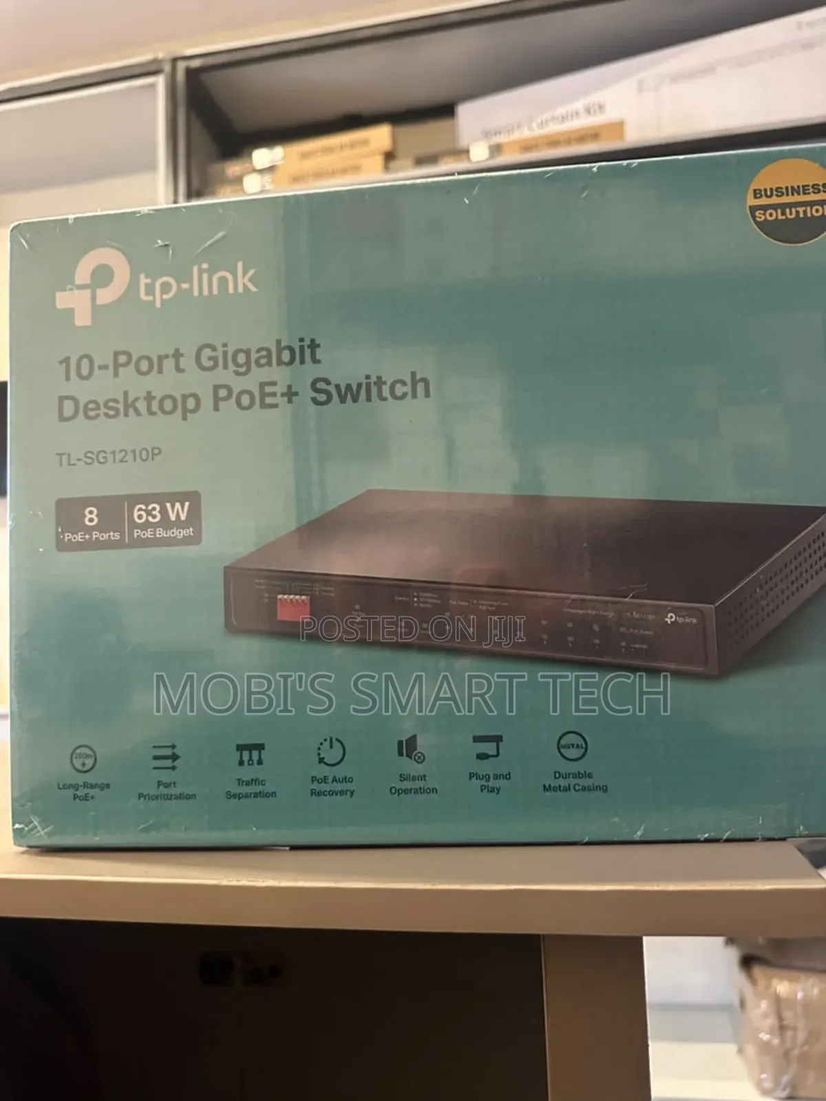 Tp_link 10- Port Gigabit Desktop Poe +Switch