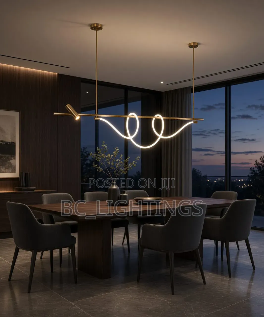 Nordic LED Light Indoor Hanging Kitchen Lamp for Dining Room
