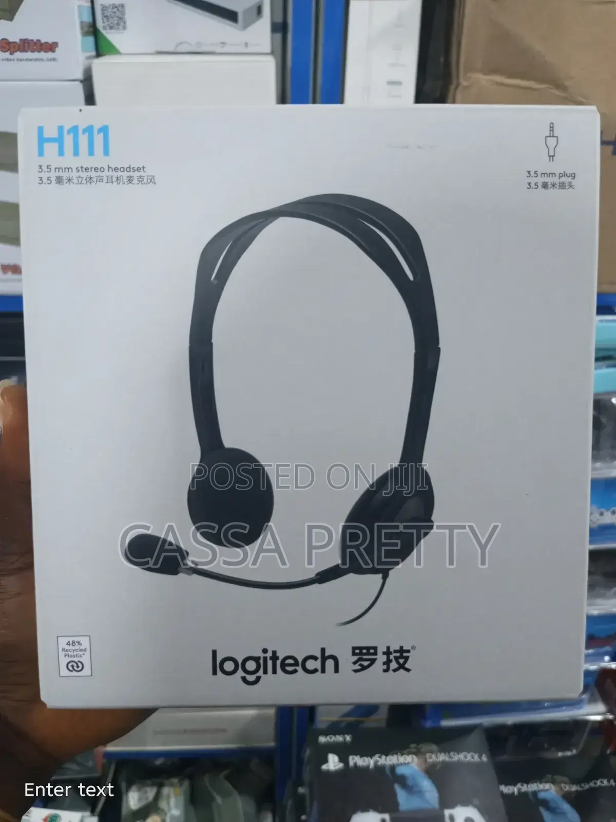 Logitech H111 3.5mm Stereo Headset With Noise-Cancelling Mic